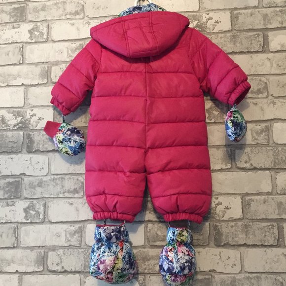 Diesel Baby Girls Insulated Snowsuit Size 6-9Mths - Picture 5 of 9